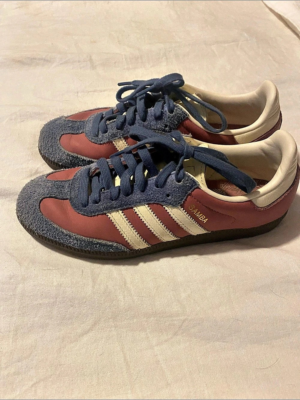 adidas Samba Sneakers in rose & Blue
